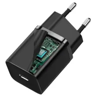 Ładowarka sieciowa Baseus Super Si Quick Charger 1C CCSUP-J01 - USB-C, 30W, PD 3.0, QC 3.0, Czarna