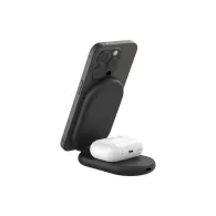 Ładowarka indukcyjna Belkin BoostCharge 2-in-1 Magnetic Foldable Wireless Charger with Qi2 15W WIZ028VFBK - Czarna