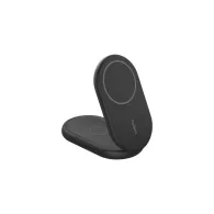 Ładowarka indukcyjna Belkin BoostCharge 2-in-1 Magnetic Foldable Wireless Charger with Qi2 15W WIZ028VFBK - Czarna
