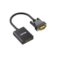 Adapter Unitek VGA na HDMI V1112ABK01, 15cm, Czarny | Sklep ITnes.pl, IT for BUSINESS