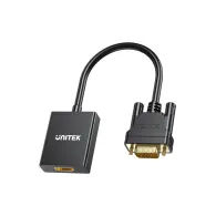 Adapter Unitek VGA na HDMI V1112ABK01, 15cm, Czarny | Sklep ITnes.pl, IT for BUSINESS