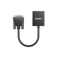 Adapter Unitek VGA na HDMI V1112ABK01, 15cm, Czarny | Sklep ITnes.pl, IT for BUSINESS