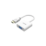 Adapter Unitek HDMI / VGA Y-6333C01, 15 cm, Biały | Sklep ITnes.pl, IT for BUSINESS