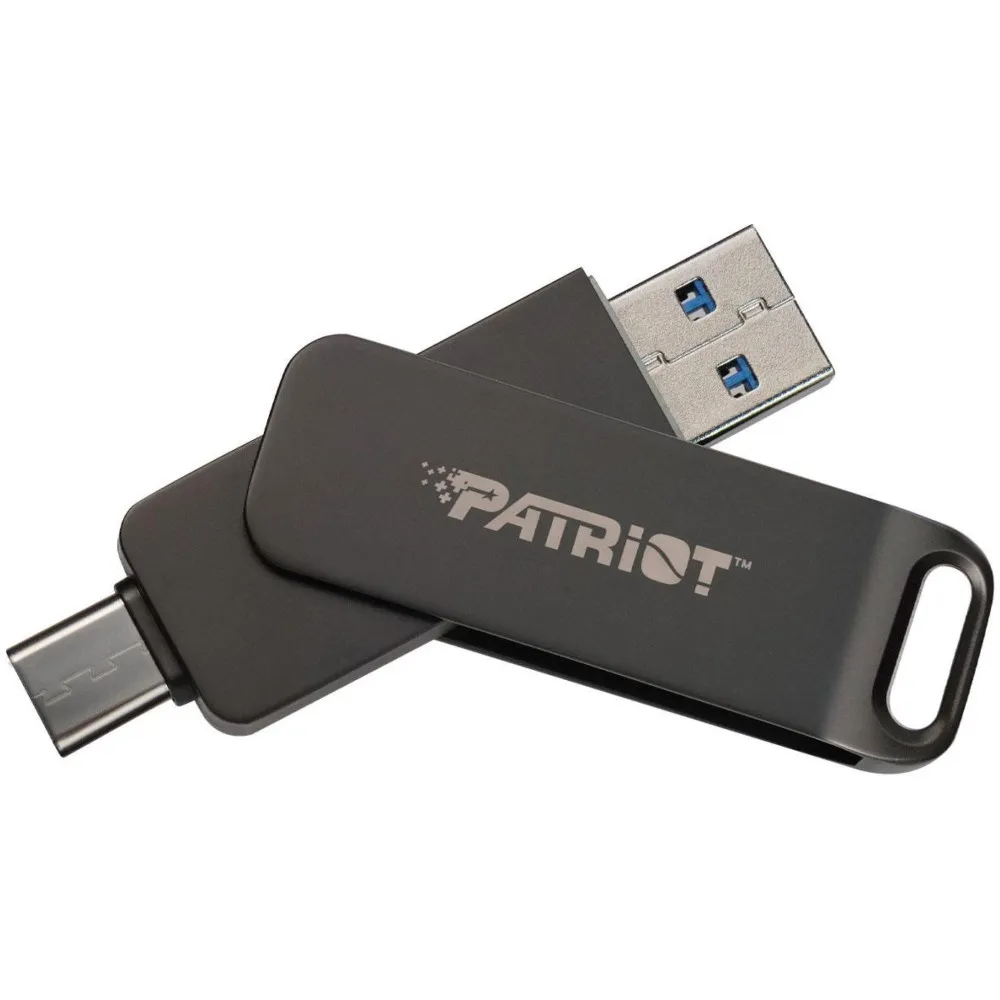 Pendrive Patriot Rage R550 128GB USB-C/USB-A PE128GR550DSAD - 100 MB/s, Czarny