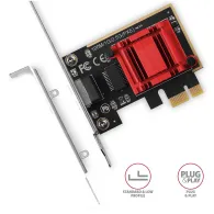 Karta sieciowa LAN AXAGON PCEE-G25, PCI-E, 1x 100, 1000, 25000Mbps RJ45, Realtek RTL8125B, low profile | Sklep ITnes.pl, IT for 