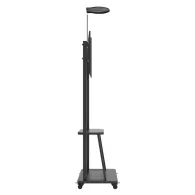 Stojak podłogowy mobilny na monitor Techly LED/LCD 32-70" 106107 - 1 półka/60 kg/Czarny | Sklep ITnes.pl - IT for BUSINESS