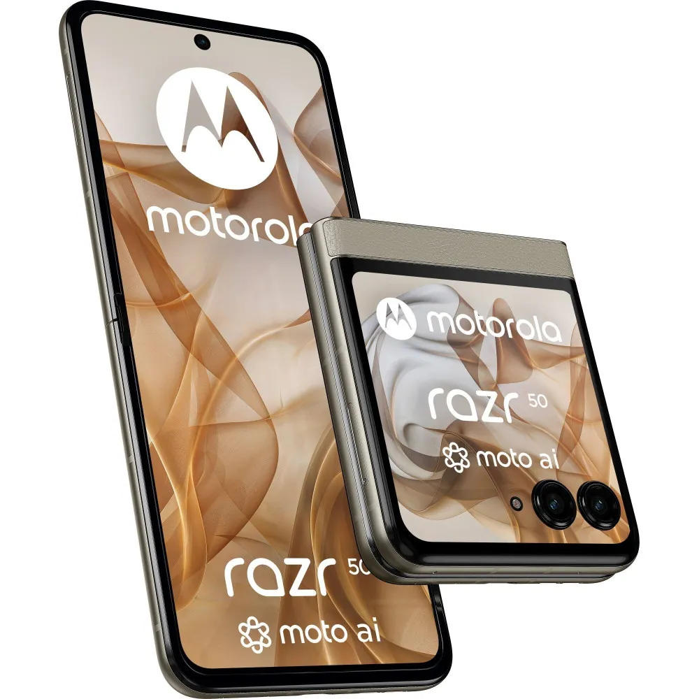 Smartfon Motorola Razr 50 PB200013PL, Dimensity 7300X, 6,9" 2640x1080, 256GB, 8GB, 5G, Piaskowy, 50+32Mpix, Android, 2 lata CI |