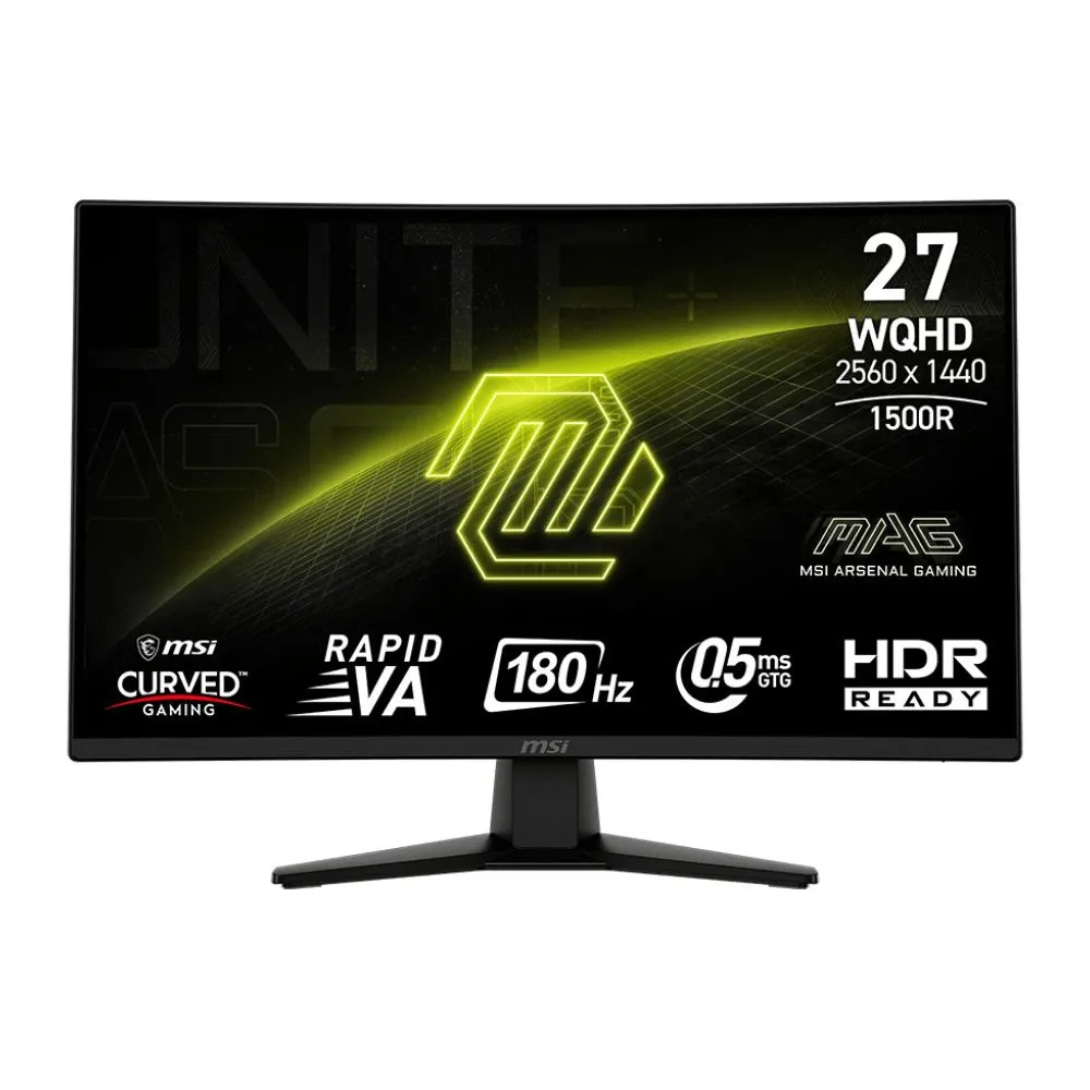 Monitor MSI MAG 274CQF, 27", 2560x1440 (QHD), zakrzywiony, Rapid VA, 0,5 ms, Czarny | Sklep ITnes.pl, IT for BUSINESS Monitor MSI MAG 274CQF, 27", 2560x1440 (QHD), zakrzywiony, Rapid VA, 0,5 ms, Czarny | Sklep ITnes.pl, IT for BUSINESS