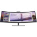 Monitor HP S430c Curved Ultrawide 5FW74AA - 43,4"/3840x1200/60Hz/32:10/zakrzywiony/VA/5 ms/kamera/USB-C/Czarny