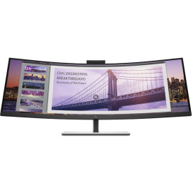 Monitor HP S430c Curved Ultrawide 5FW74AA - 43,4"/3840x1200/60Hz/32:10/zakrzywiony/VA/5 ms/kamera/USB-C/Czarny