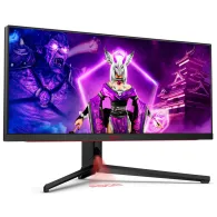Monitor AOC AG344UXM, 34", 3440x1440 (UWQHD), 170Hz, 21:9, zakrzywiony, IPS, HDR, 1 ms, Czerwony | Sklep ITnes.pl, IT for BUSINE