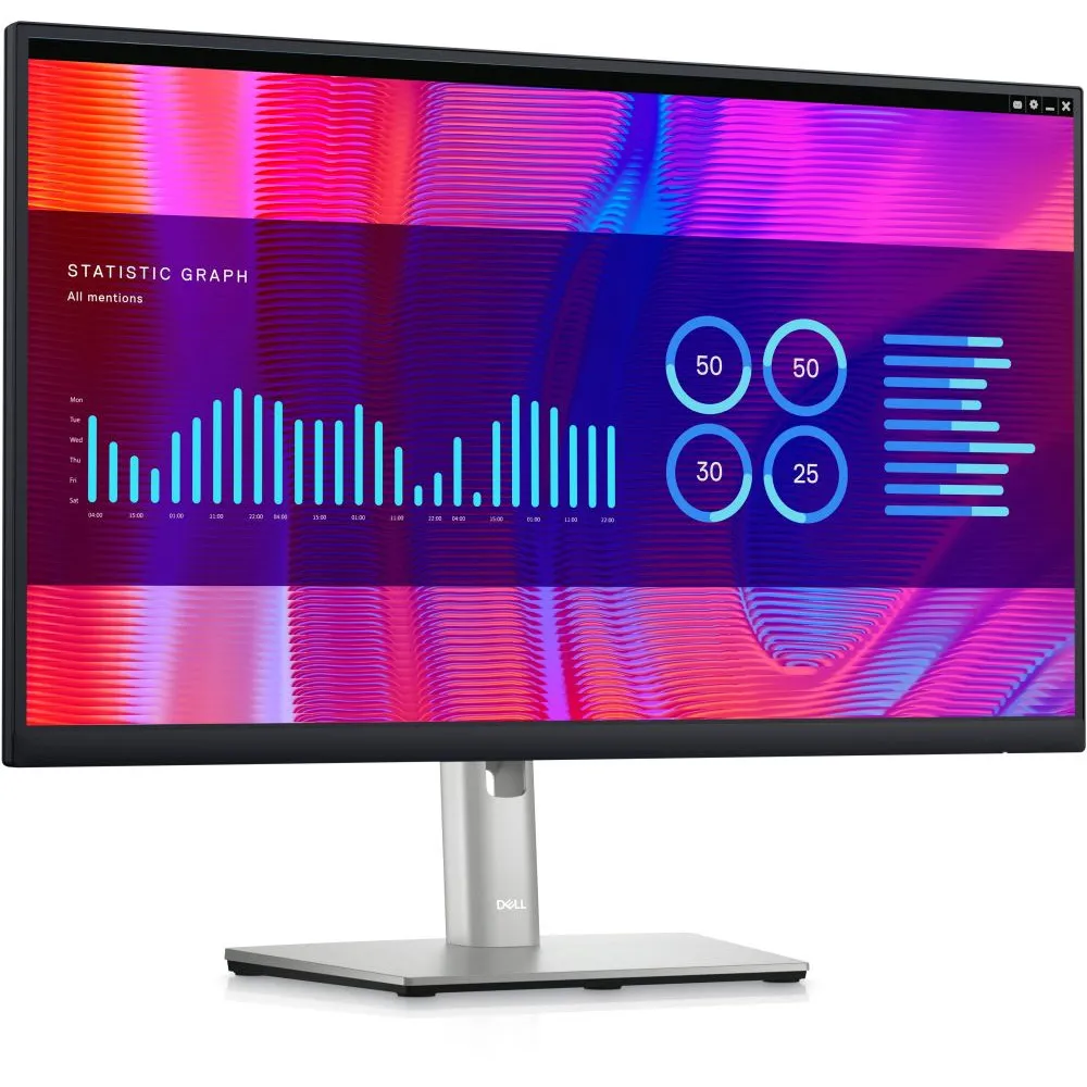 Monitor Dell P2423DE 210-BDDW/5Y - 23,8"/2560x1440 (QHD)/60Hz/IPS/8 ms/pivot/USB-C/Czarno-szary