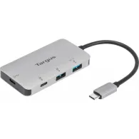 HUB USB Targus 1x USB-C 1x USB-C PD + 2x USB-A 3.0 ACH228EU - Kolor srebrny | Sklep ITnes.pl - IT for BUSINESS