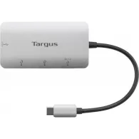 HUB USB Targus 1x USB-C 1x USB-C PD + 2x USB-A 3.0 ACH228EU - Kolor srebrny | Sklep ITnes.pl - IT for BUSINESS
