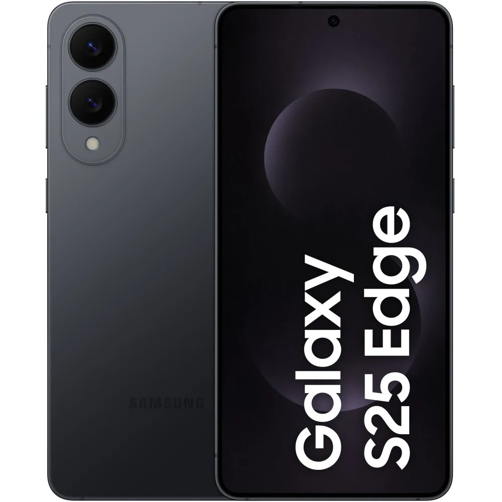 Smartfon Samsung Galaxy S25 Edge SM-S937BZKGEUE, Snapdragon 8 Elite, 6,7" 3120x1440, 512GB, 12GB, 5G, Czarny, 200+12Mpix, Androi