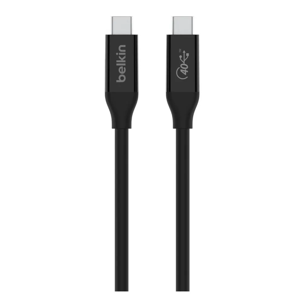 Kabel Belkin USB4 USB-C, USB-C INZ001BT0.8MBK - zdjęcie poglądowe 2
