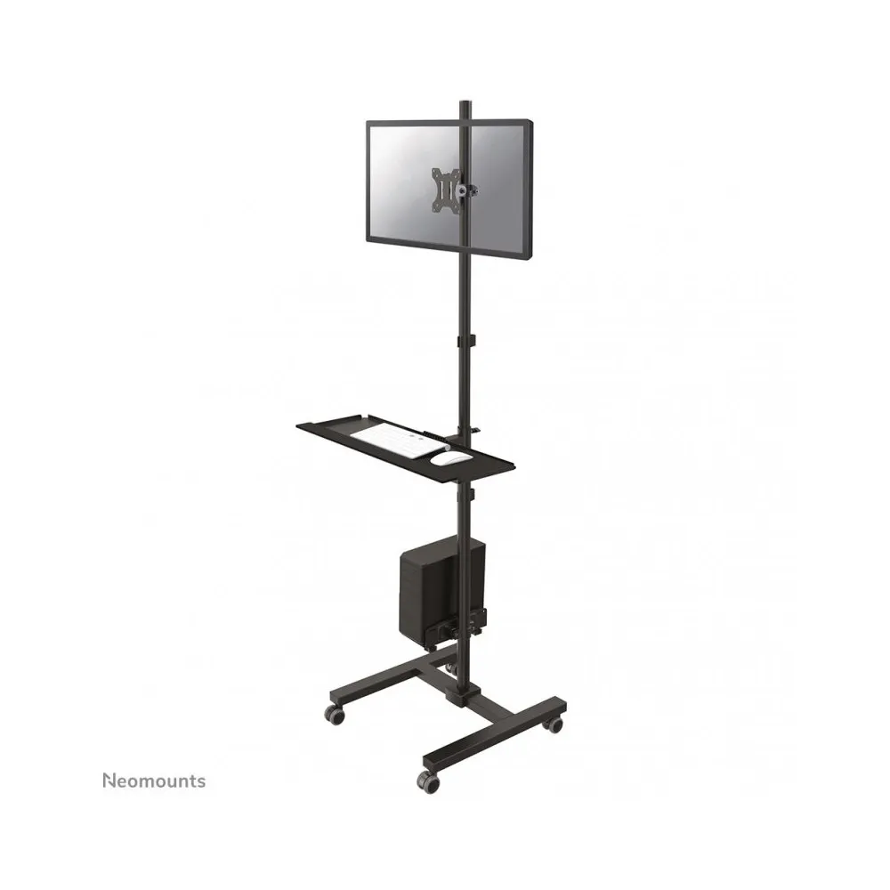 Uchwyt podłogowy do monitorów Neomounts by Newstar Mobile Workplace Floor Stand FPMA-MOBILE1700 - Czarny