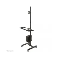 Uchwyt podłogowy do monitorów Neomounts by Newstar Mobile Workplace Floor Stand FPMA-MOBILE1700 - Czarny