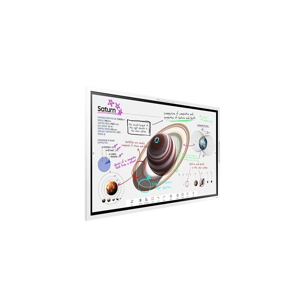 Zdjęcie produktu Monitor Samsung Flip Pro WM55B LH55WMBWBGCXEN - 55"/3840x2160 (4K)/75Hz/VA/8 ms/dotykowy/Biaĺy