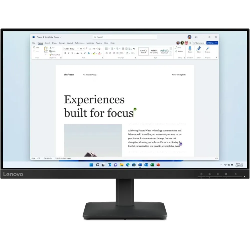 Monitor Lenovo L24-4e 68C2KAC1EU - zdjęcie poglądowe 8