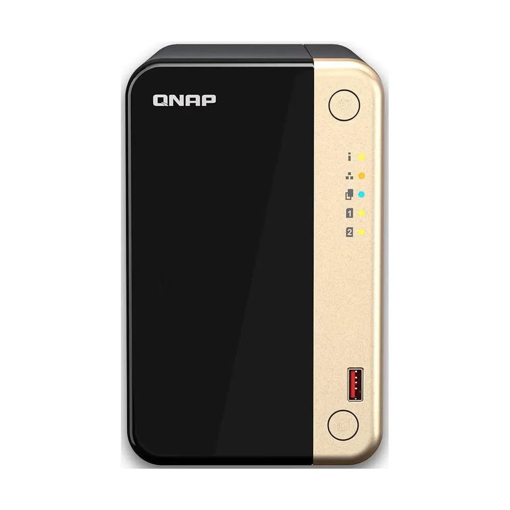 Serwer NAS QNAP Tower TS-264-8G, Tower, Intel Celeron N5095, 8GB RAM, 2 wnęki, 2 x M.2, hot-swap, 3 lata Carry-in | Sklep ITnes.