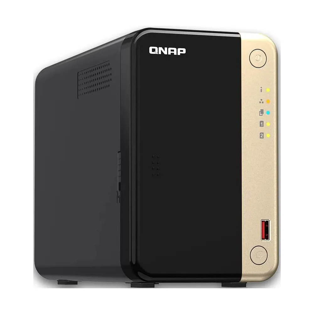 Zdjęcie produktu Serwer NAS QNAP Tower TS-264-8G - Tower/Intel Celeron N5095/8 GB RAM/2 wnęki/2 x M.2/hot-swap/3 lata Carry-in