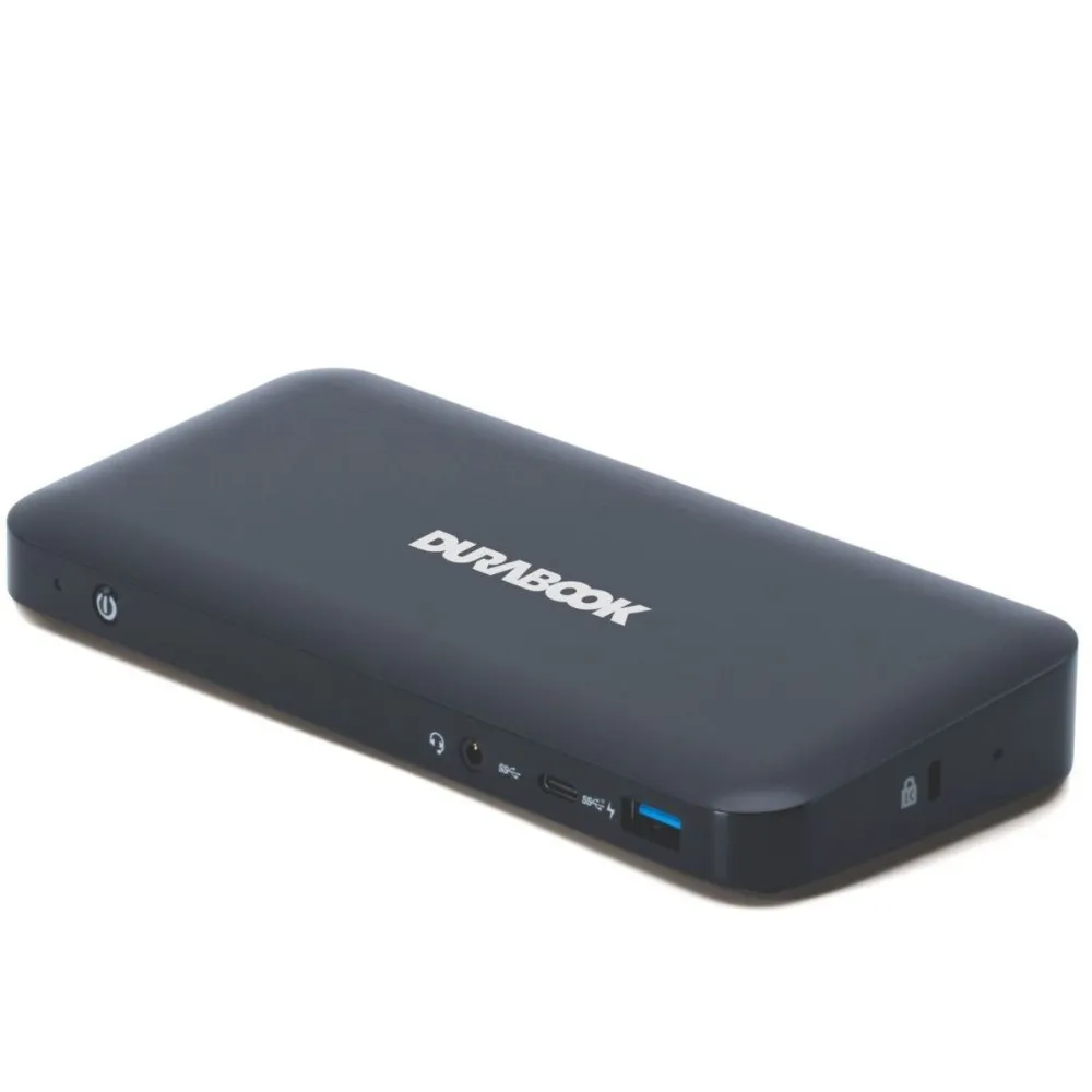 Stacja dokująca Durabook USB-C Docking Station DURABOOK-DS-UC_DDXCUB - Czarny