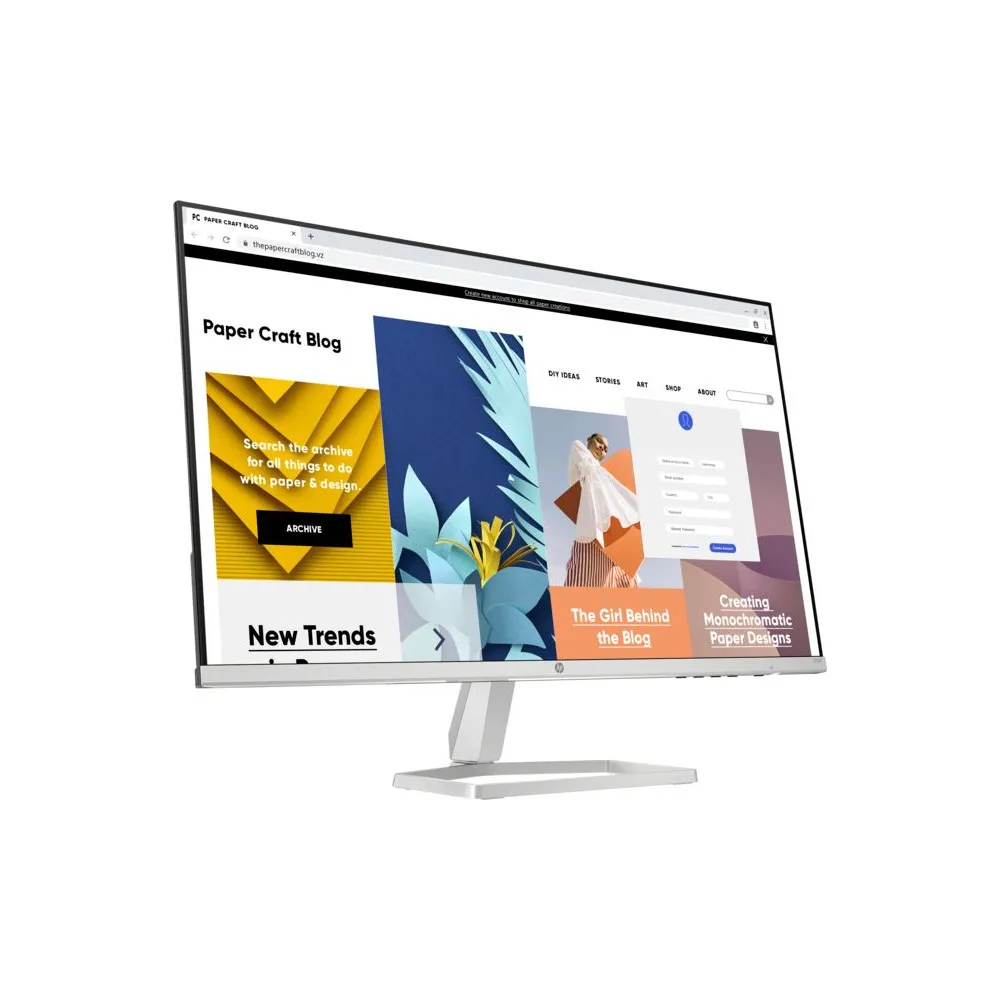 Zdjęcie produktu Monitor HP S5 527pf B28F5UT - 27"/1920x1080 (Full HD)/120Hz/IPS/5 ms/Srebrno-czarny