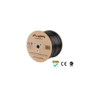 Kabel LAN FTP Lanberg LCF5-21CU-0305-BK, Kat. 5e, 305 m, drut, zewnętrzny, CU, czarny | Sklep ITnes.pl, IT for BUSINESS