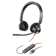 Słuchawki nauszne Poly Blackwire 3320 76J17AA - USB-A, Czarne