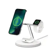 Ładowarka bezprzewodowa Belkin BOOST CHARGE PRO 3-in-1 z MagSafe WIZ017VFWH - Biała | Sklep ITnes.pl - IT for BUSINESS