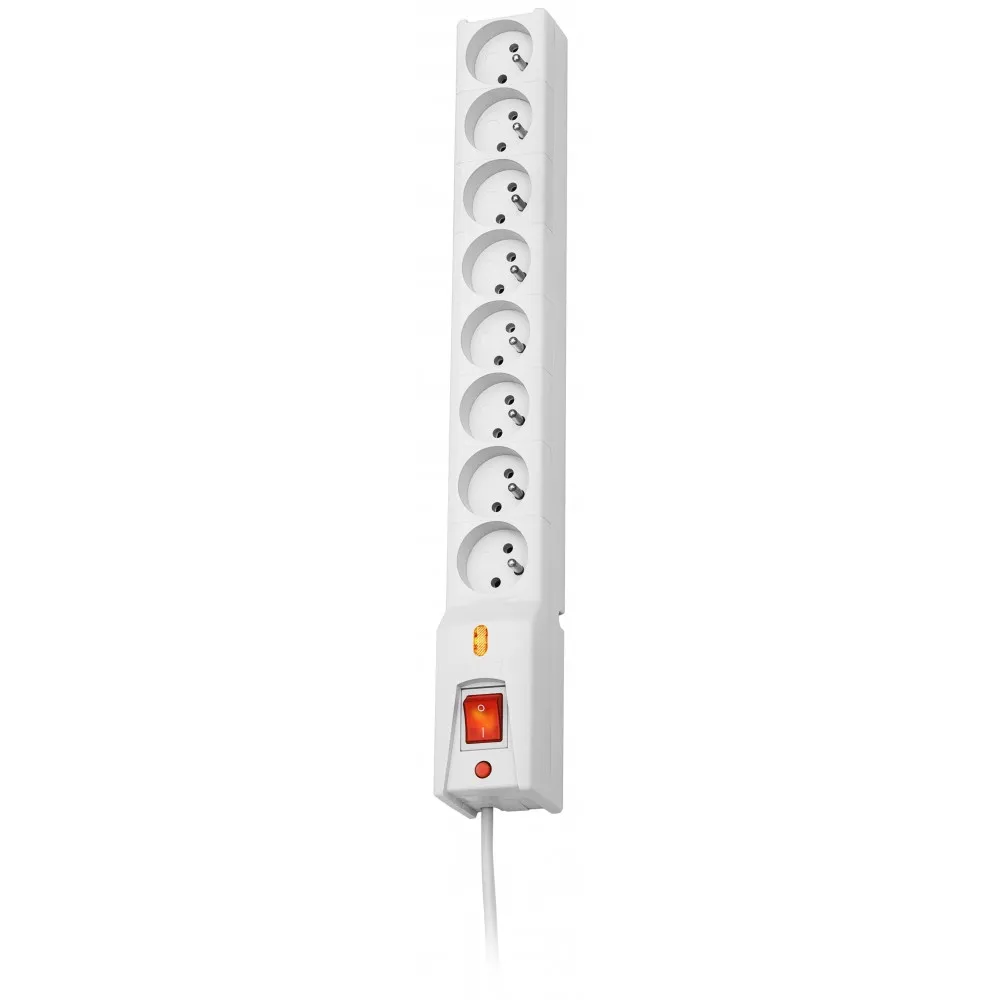 Listwa antyprzepięciowa Lestar LX 810 1L 1966004093 - 3 m, 8 gniazd, Szara | Sklep ITnes.pl - IT for BUSINESS