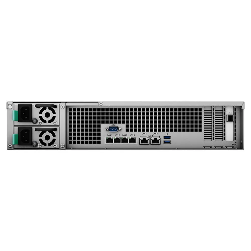 Serwer NAS Synology Rack SA SA3400A0 - Rack (2U)/Intel Xeon D-1541/16 GB RAM/48 TB/12 wnęk