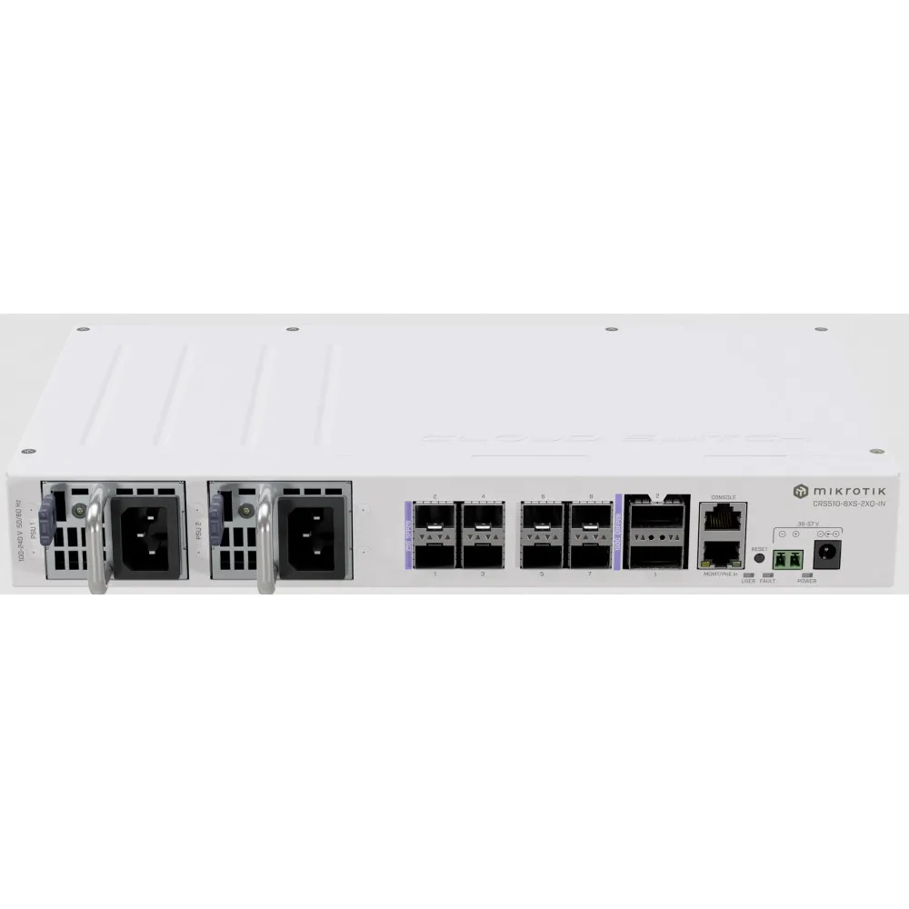 Switch zarządzalny MikroTik CRS510-8XS-2XQ-IN, 2x 100GbE QSFP28, 8x 25GbE SFP28 | Sklep ITnes.pl, IT for BUSINESS Switch zarządzalny MikroTik CRS510-8XS-2XQ-IN, 2x 100GbE QSFP28, 8x 25GbE SFP28 | Sklep ITnes.pl, IT for BUSINESS