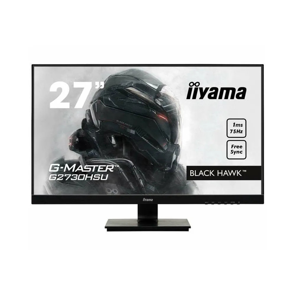 Monitor iiyama Black Hawk G-MASTER G2730HSU G2730HSU-B1, 27", 1920x1080 (FHD), 75Hz, TN, FreeSync, 1 ms, Czarny | Sklep ITnes.pl, IT for BUSINESS