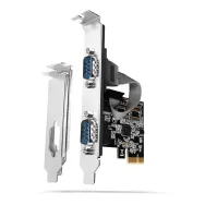 Karta rozszerzeń AXAGON PCEA-S2N 2 Ports PCIe Serial Card RS232 - DB9, PCIe