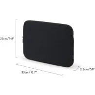 Etui na laptopa Dicota Sleeve ONE 13-13,3" D32079-RPET, Czarne | Sklep ITnes.pl, IT for BUSINESS