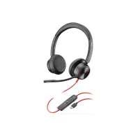 Słuchawki nauszne Poly Blackwire 8225 Microsoft Teams Certified USB-A Headset 772K3AA - Czarne
