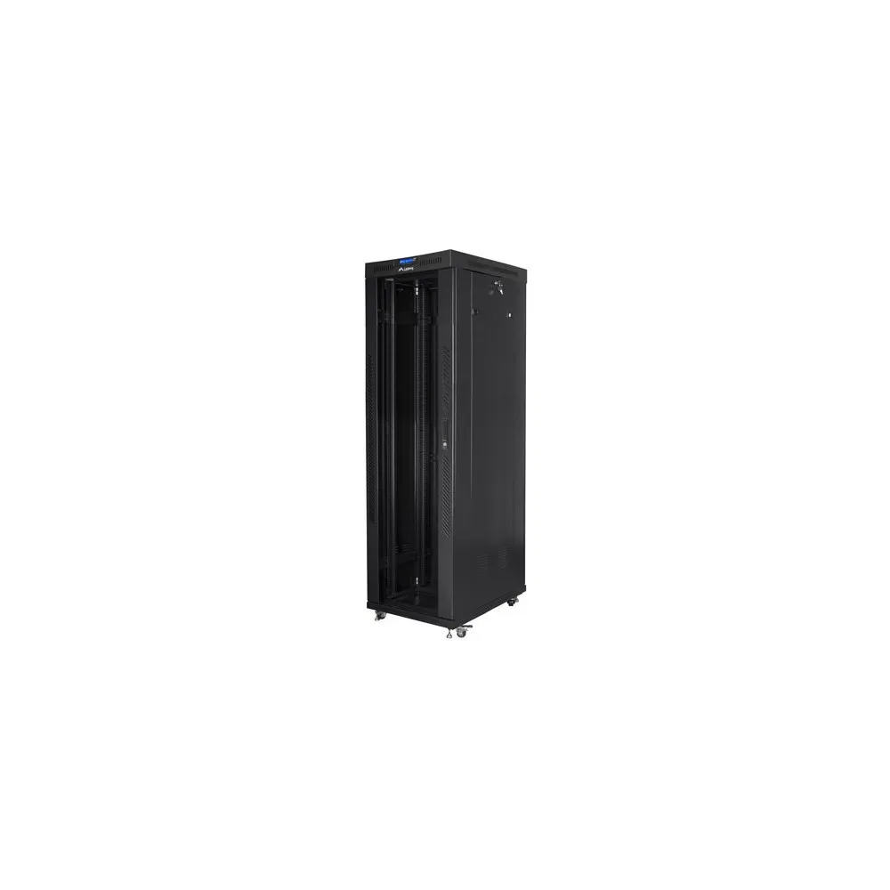 Szafa rack 19" 42U Lanberg FF01-6042-12BL, 600 x 1000 x 2127 mm, drzwi szklane, LCD | Sklep ITnes.pl, IT for BUSINESS Szafa rack 19" 42U Lanberg FF01-6042-12BL, 600 x 1000 x 2127 mm, drzwi szklane, LCD | Sklep ITnes.pl, IT for BUSINESS