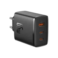 Ładowarka sieciowa Baseus GaN5 Cube Pro 65W P10152301113-00 - 1x USB-A, 2x USB-C, Czarna