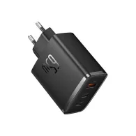 Ładowarka sieciowa Baseus GaN5 Cube Pro 65W P10152301113-00 - 1x USB-A, 2x USB-C, Czarna