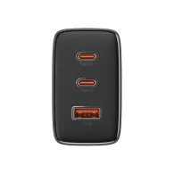 Ładowarka sieciowa Baseus GaN5 Cube Pro 65W P10152301113-00 - 1x USB-A, 2x USB-C, Czarna