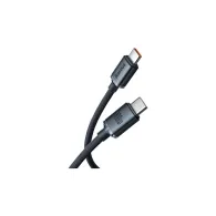 Kabel Baseus Crystal Shine USB-C CAJY000601, PD 100W, USB 2.0, 1,2 m, Czarny | Sklep ITnes.pl, IT for BUSINESS