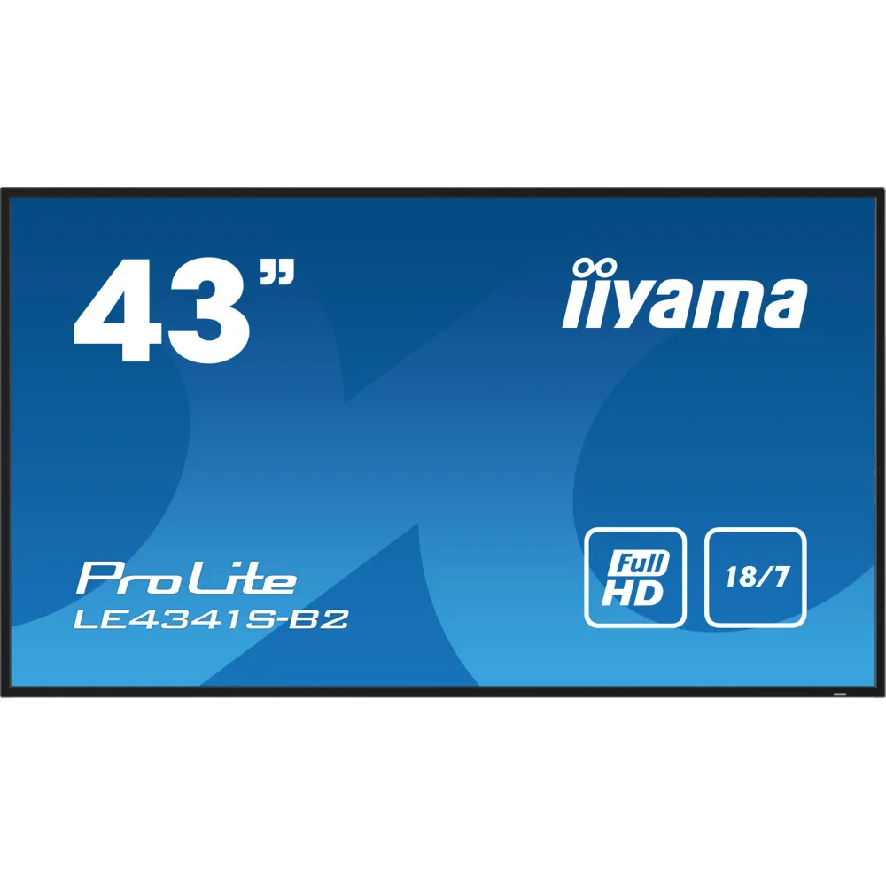 Monitor iiyama ProLite LE4341S-B2, 42,5", 1920x1080 (FHD), IPS, 8 ms, Czarny | Sklep ITnes.pl, IT for BUSINESS