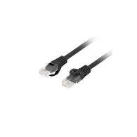 Patchcord Lanberg U/UTP PCU6-10CU-0050-BK - 0,5 m, kat. 6, Czarny