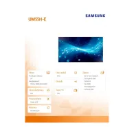 Monitor Samsung UM55H-E LH55UMHHLBB/EN, 55", 1920x1080 (FHD), 75Hz, 8 ms, Czarny | Sklep ITnes.pl, IT for BUSINESS