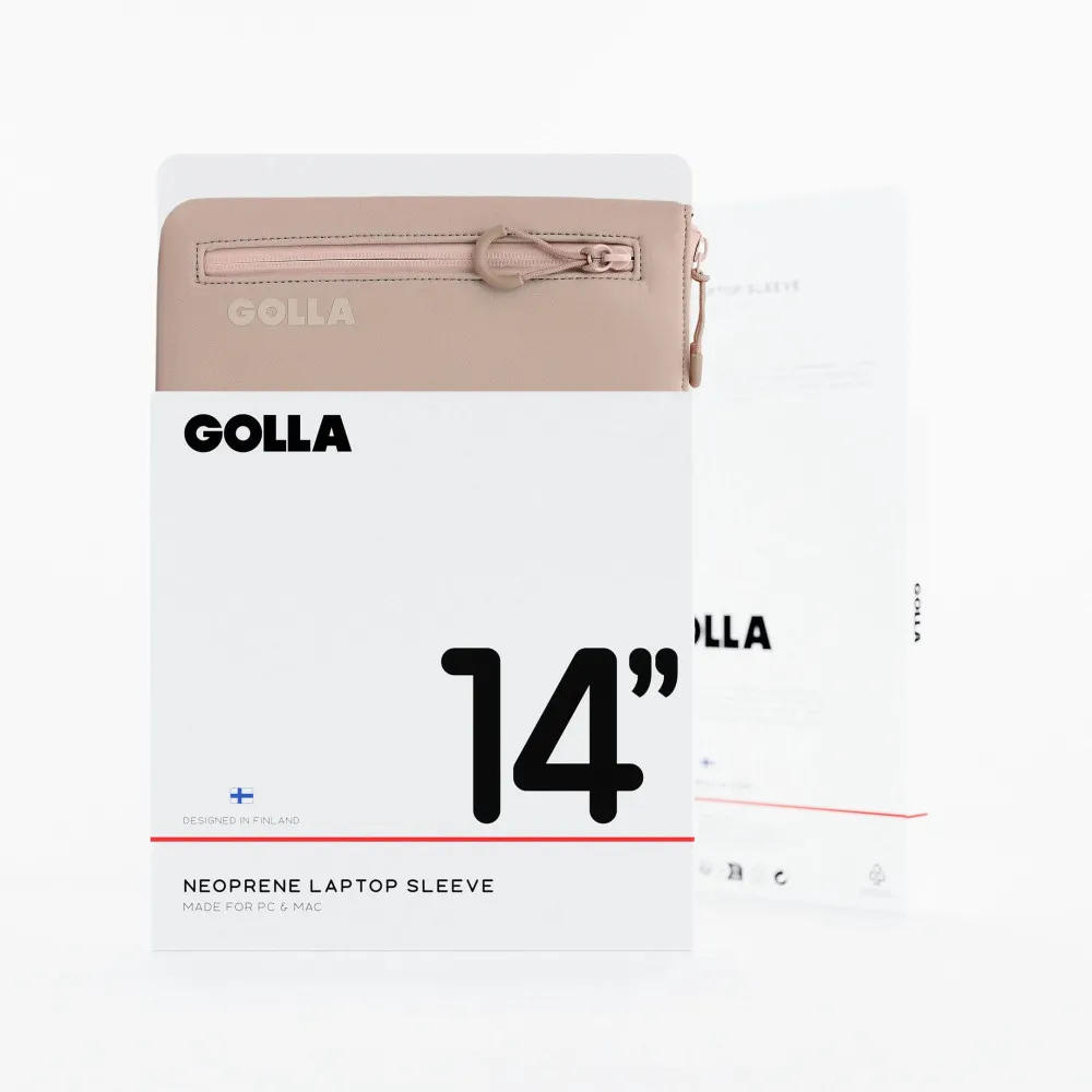 Etui na laptopa Golla Neoprene Laptop Sleeve 14" 601663, Kremowe | Sklep ITnes.pl, IT for BUSINESS