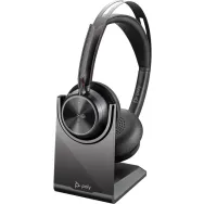 Słuchawki bezprzewodowe nauszne Poly Voyager Focus 2 Microsoft Teams Certified with charge stand Headset 77Y87AA