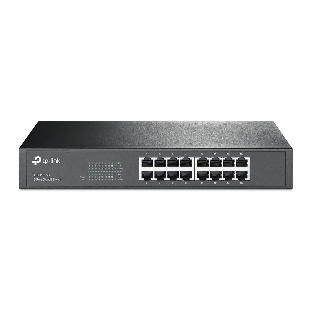 Switch niezarządzalny TP-Link TL-SG1016D, Rack 1U, 16 x LAN 10|100|1000 Mbps | Sklep ITnes.pl, IT for BUSINESS