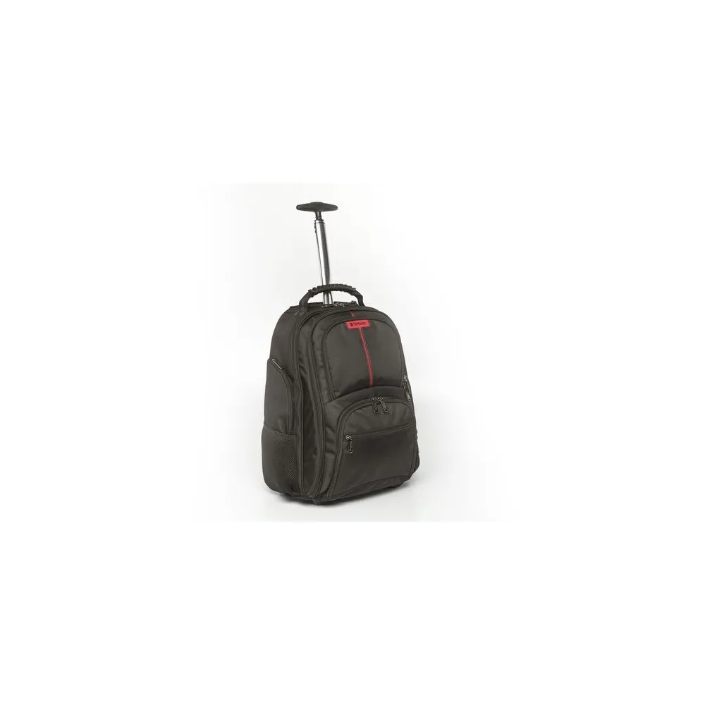 Plecak na laptopa Verbatim Trolley Paris 17" 49852, Czarny, Czerwony | Sklep ITnes.pl, IT for BUSINESS Plecak na laptopa Verbatim Trolley Paris 17" 49852, Czarny, Czerwony | Sklep ITnes.pl, IT for BUSINESS